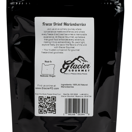 Glacier Gourmet Freeze Dried Marionberries 1.5oz