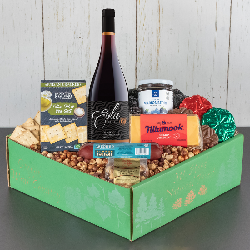 Load image into Gallery viewer, Eola Hills Reserve Pinot Noir Gourmet Gift Basket
