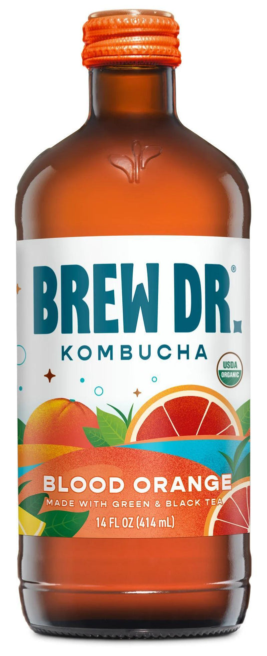BREW DR BLOOD ORANGE 14 oz Bottle