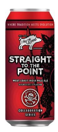 Von Ebert Brewing Straight to the Point West Coast IPA COLLAB  16oz