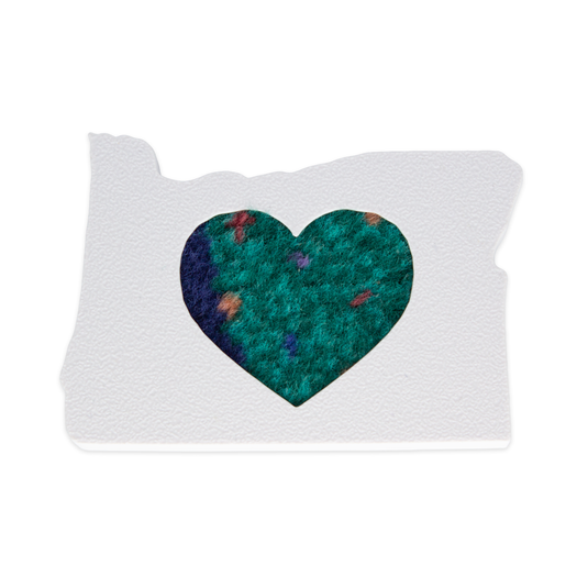 PDX Real Carpet Oregon Shape Magnet
