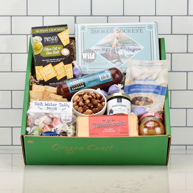Load image into Gallery viewer, Oregon Native Cheese Gift Basket
