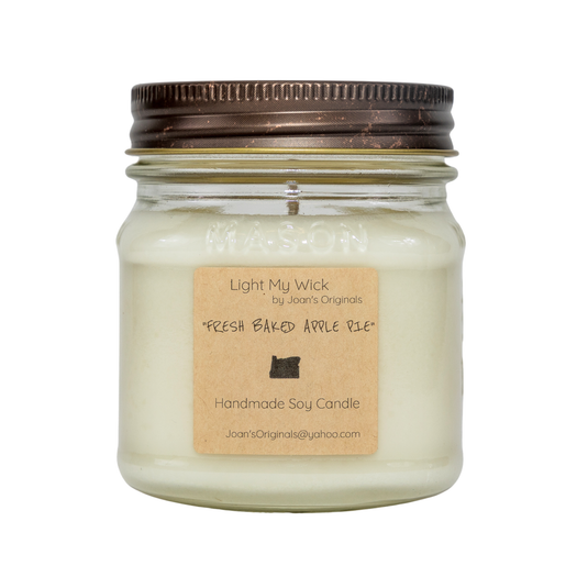 Apple Pie Rustic Jar Candle, 8oz.