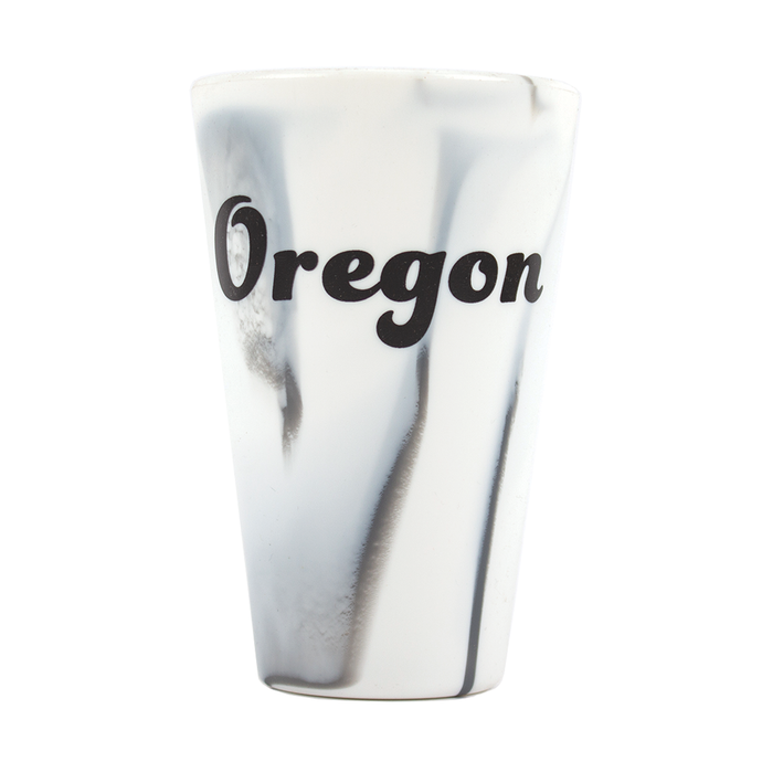 Silipint 'Oregon Mountain' White Marble Silicone Cup 16oz