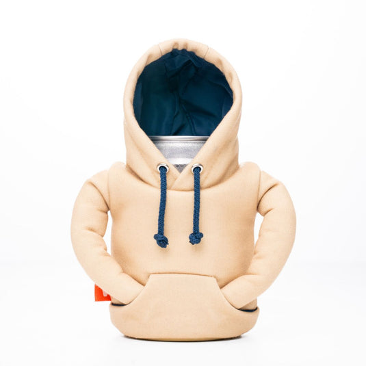 Puffin Drinkwear Tan and Sailor Blue Hoodie