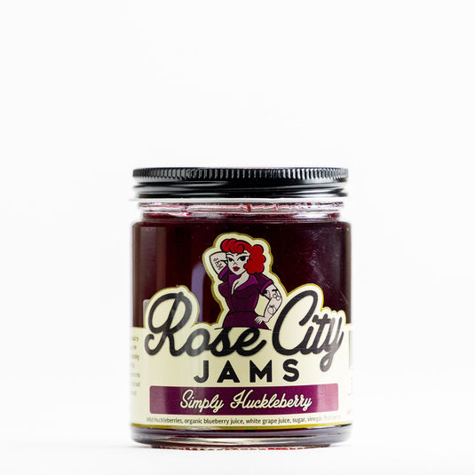Rose City Pepperheads Simply Huckleberry Jam