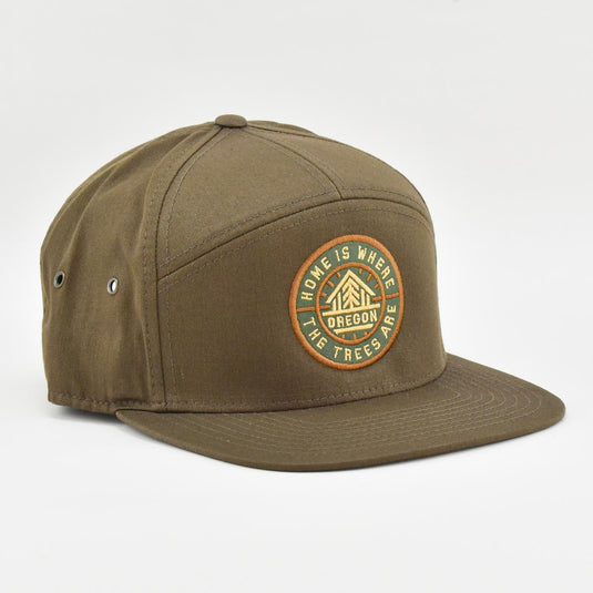 Symmetree Home is Where the Trees Are Hat, Olive Green