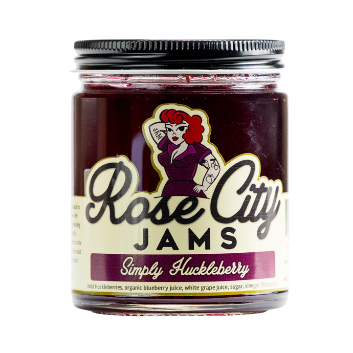 Rose City Pepperheads Simply Huckleberry Jam