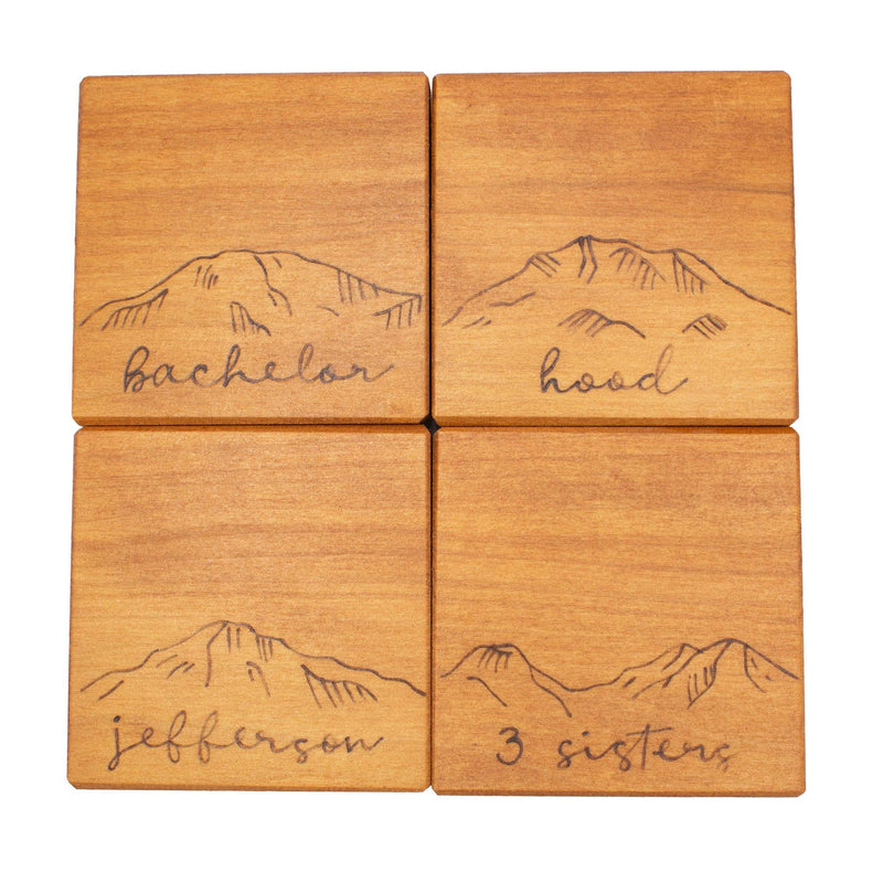Load image into Gallery viewer, Oregon Mountains Coaster, Set of 4
