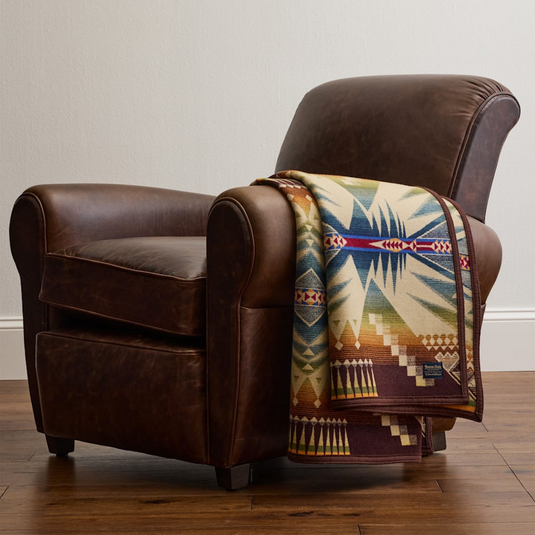 Pendleton Mystic Lakes Robe Wool Blanket, Twin
