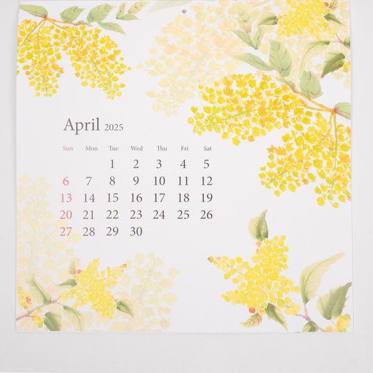 2025 Flowers of Oregon Calendar