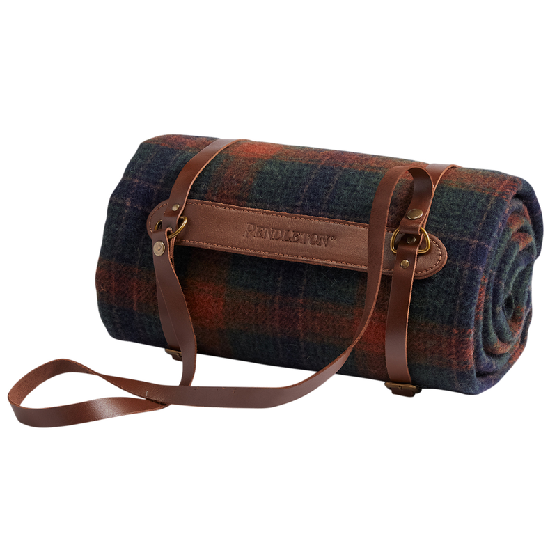 Pendleton Throw Robe Pendleton Motor Robe Jacksonville Throw with Leather Carrier – Made In ...