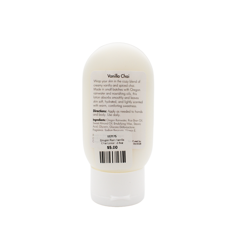 Load image into Gallery viewer, Oregon Rain Vanilla Chai Lotion, 2.5oz
