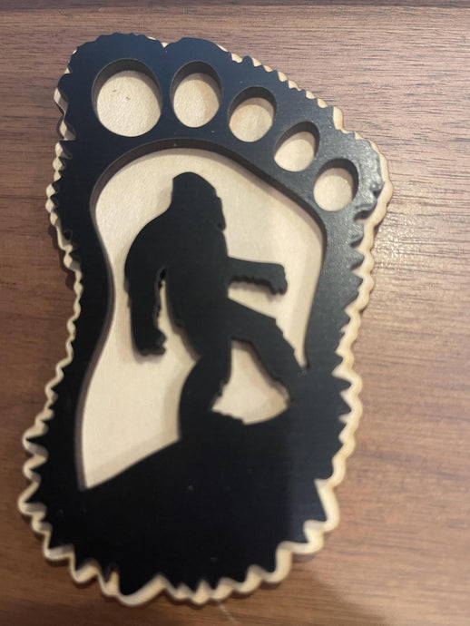 magnet wood big foot with Oregon