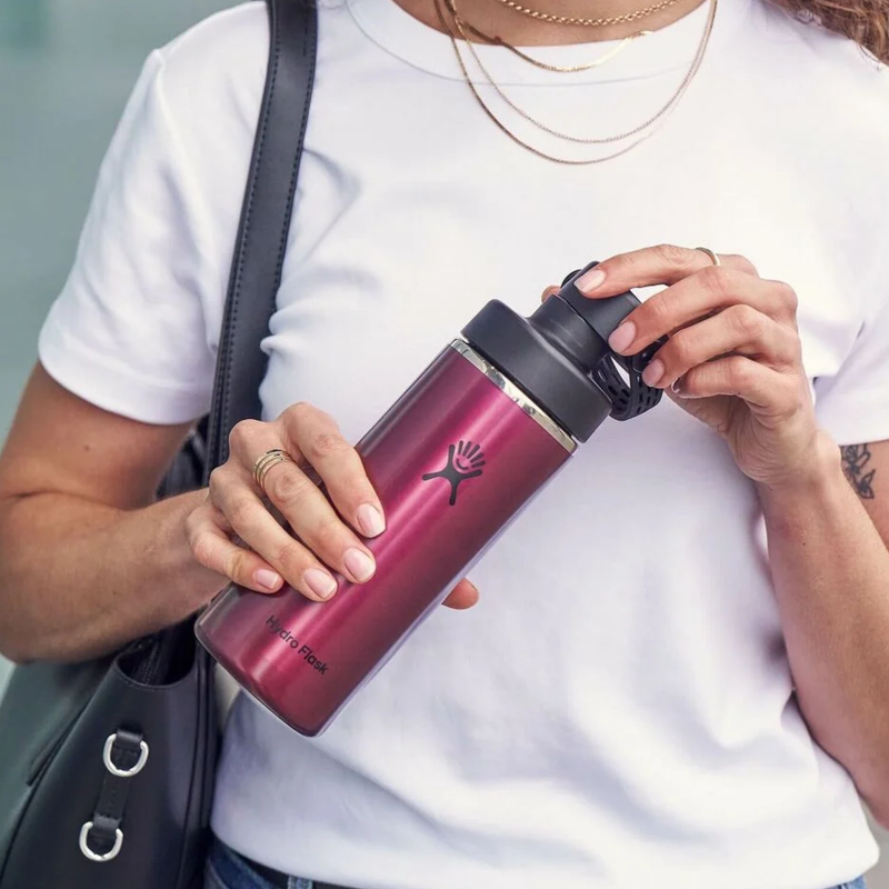 Load image into Gallery viewer, Hydro Flask Garnet Red Lightweight Chug Cap, 16oz
