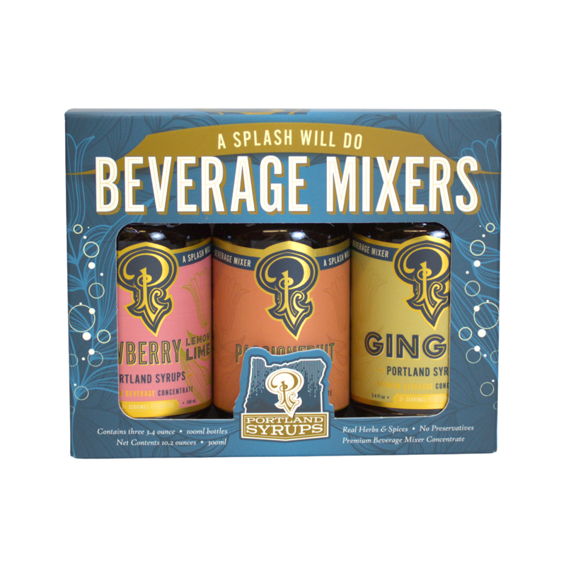 Load image into Gallery viewer, Portland Syrups, Blue Box Gift Pack
