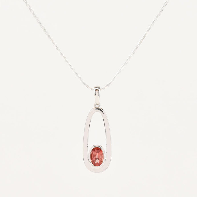 Desert Sun Gems Sunstone in Oval Necklace