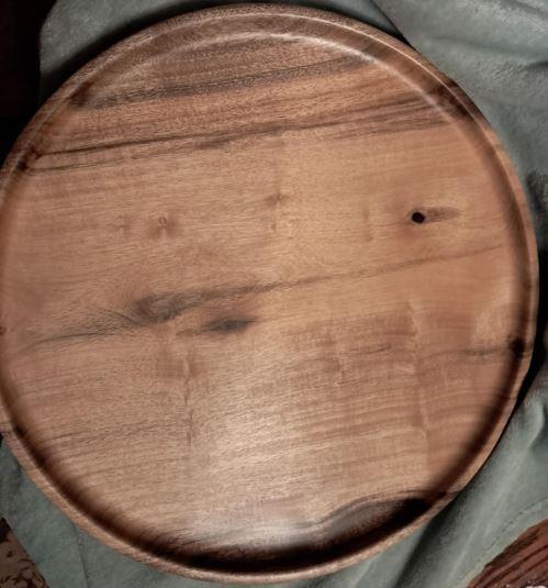 Canyon River Wood Myrtlewood 12" Platter Copy