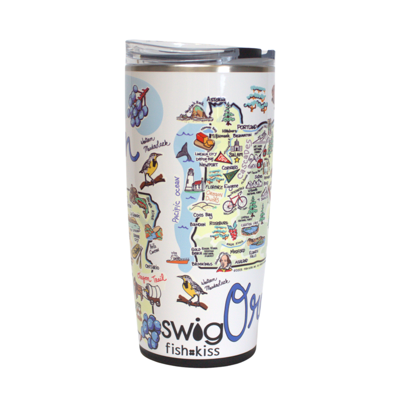 Load image into Gallery viewer, Swig Oregon Map Tumbler
