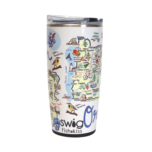 Swig Oregon Map Tumbler