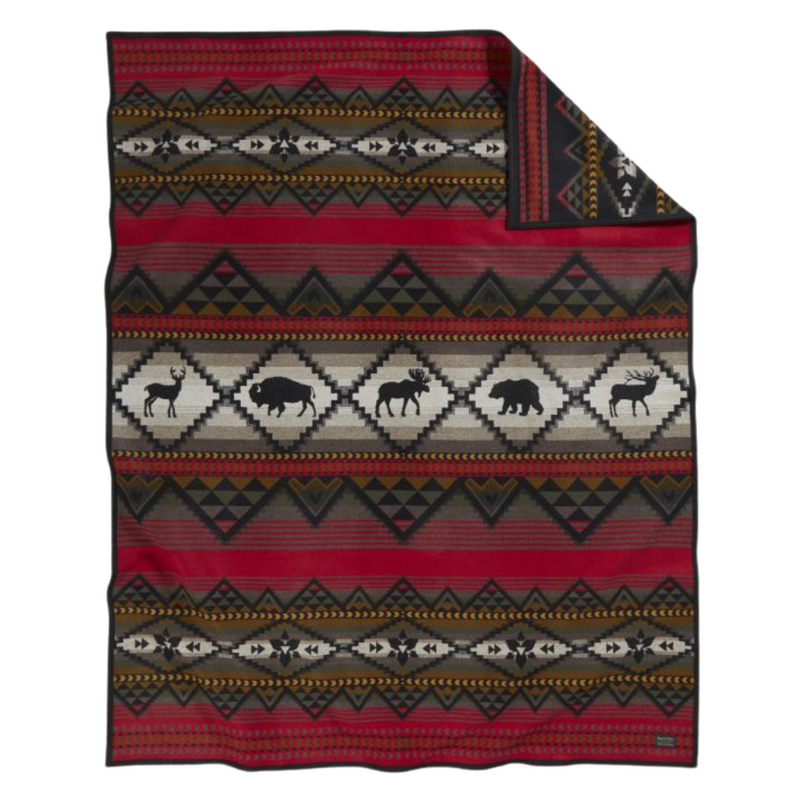 Load image into Gallery viewer, Pendleton Lost Trail Robe Wool Blanket, Twin
