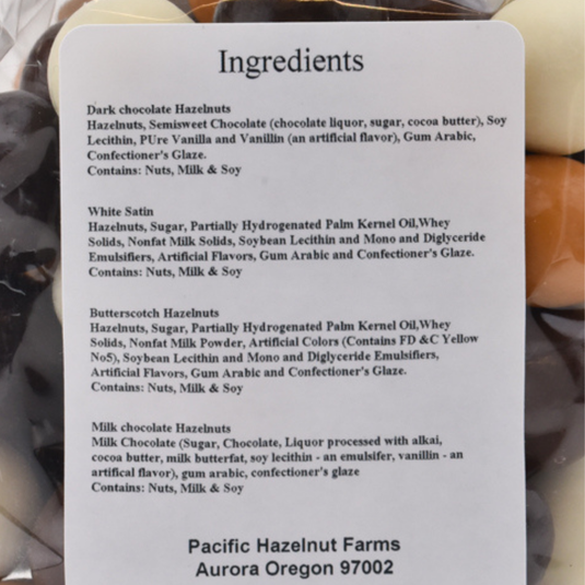 Pacific Hazelnut Farms Oregon Hazelnut Favorites, 8oz.