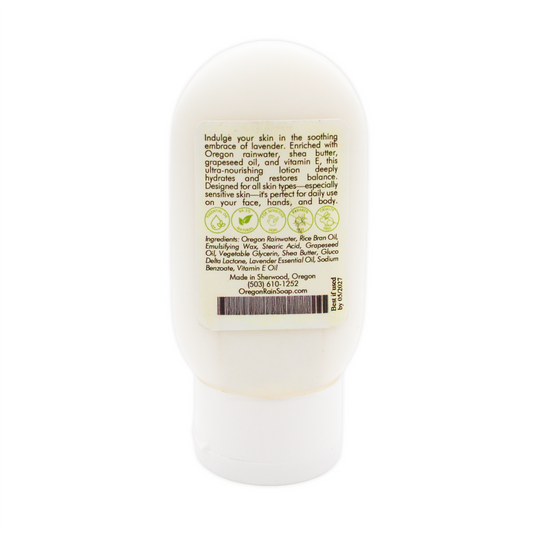 Oregon Rain, Lotion, Lavender, 2.5oz.