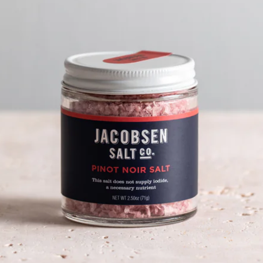 Jacobsen Salt Co. Infused Pinot Noir Salt,  2.5oz.
