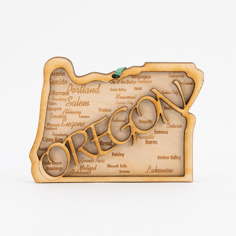 Load image into Gallery viewer, 2D Oregon Ornament, Rocket Laser
