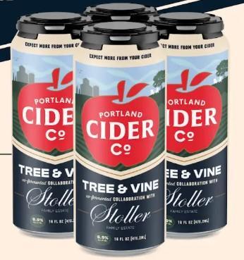Portland Cider Tree & Vine Stoller Family Estate Limited Release 16oz