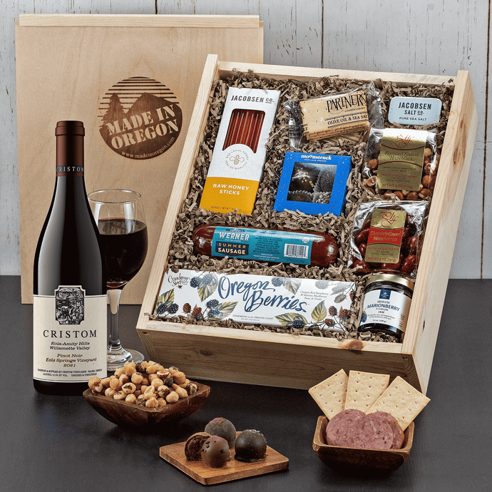 Cristom Club Favorites Wine Gift Basket