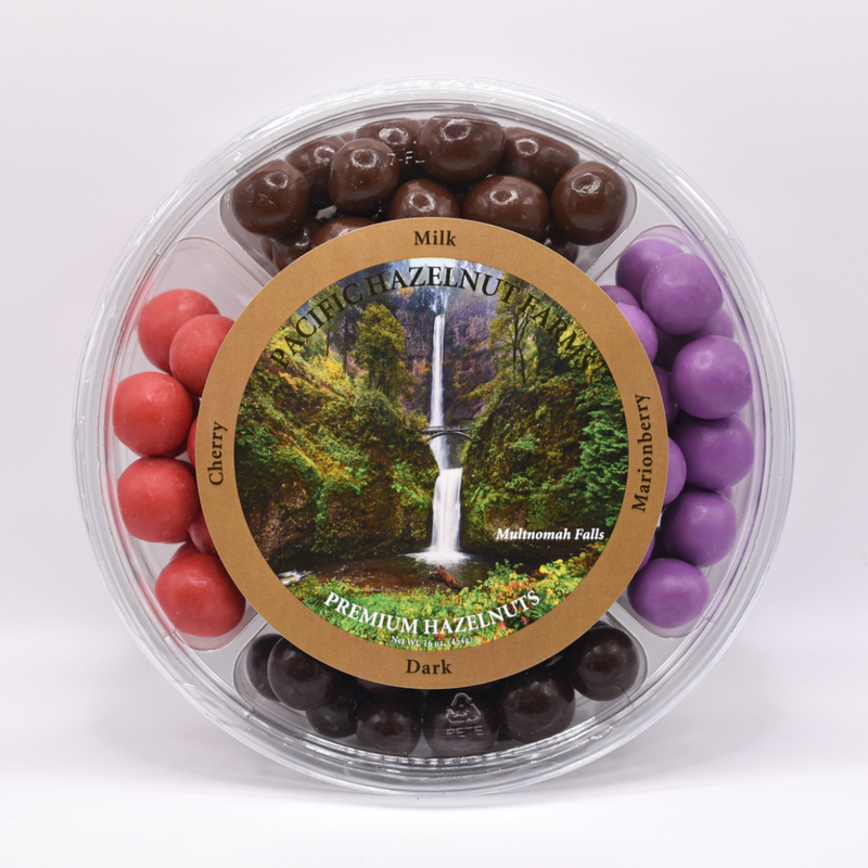 Load image into Gallery viewer, Pacific Hazelnut Farms Oregon Platter with Multnomah Falls Label
