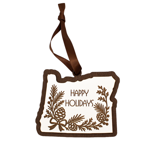 Happy Holidays Ornament