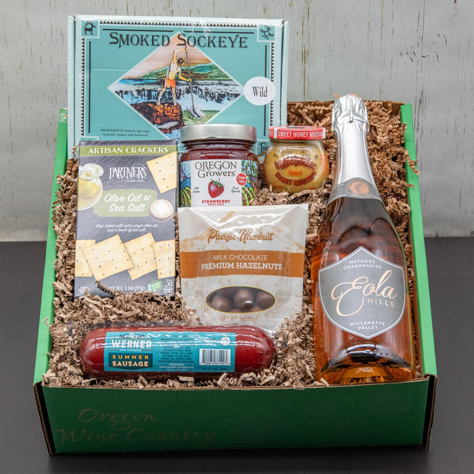 Cheers! Eola Hills Sparkling Gift Basket