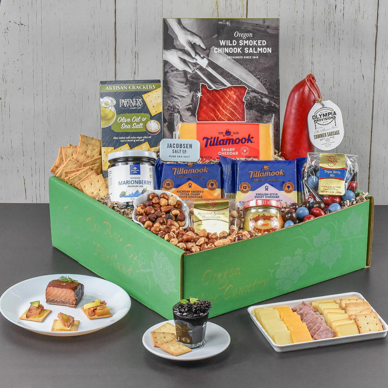 Load image into Gallery viewer, Hood to Coast Cheese Gift Basket
