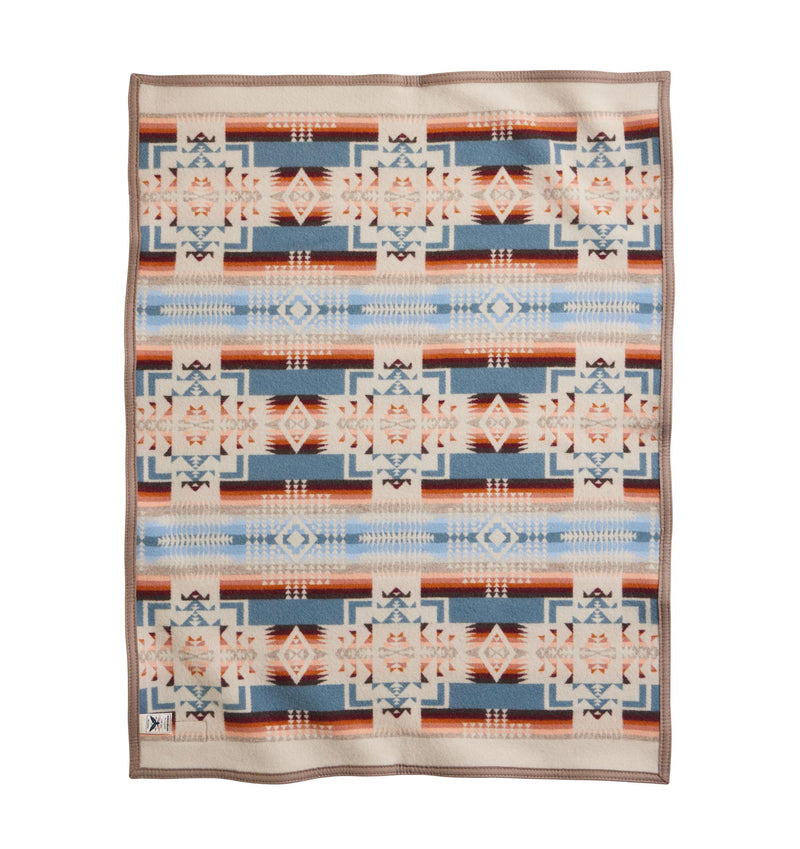 Load image into Gallery viewer, Pendleton Rosewood Chief Joseph Muchacho Wool Baby Blanket
