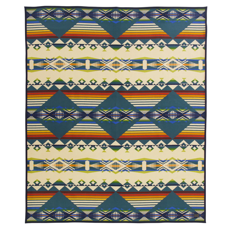 Load image into Gallery viewer, Pendleton Creekside Wool Blanket, Twin
