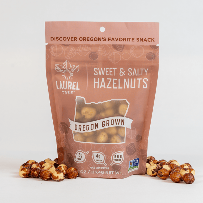 Laurel Foods, Sweet and Salty Hazelnuts, 4oz.