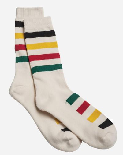 Pendleton National Park Stripe Crew Socks