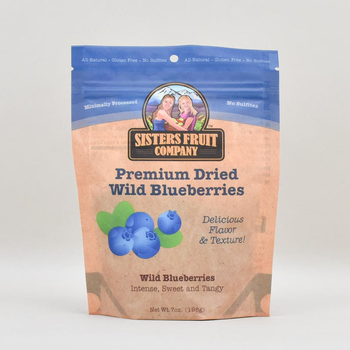 Sisters Fruit Company Premium Dried Wild Blueberries, 7oz.