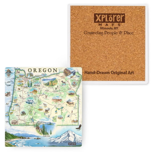 Oregon Map Coaster