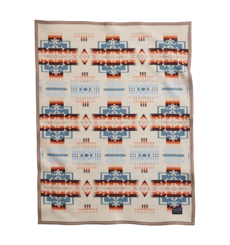 Load image into Gallery viewer, Pendleton Rosewood Chief Joseph Muchacho Wool Baby Blanket
