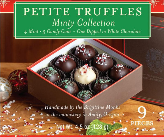 Brigittine Monks Petite Truffles Minty Collection 9pc