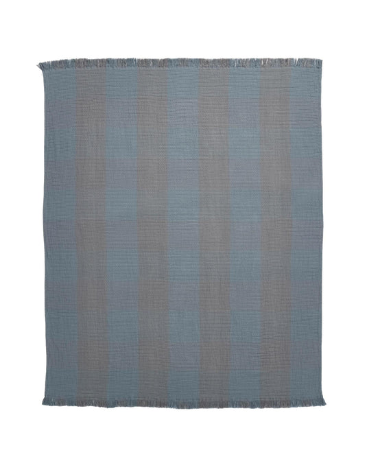 Pendleton Fringed Cotton Throw Indigo