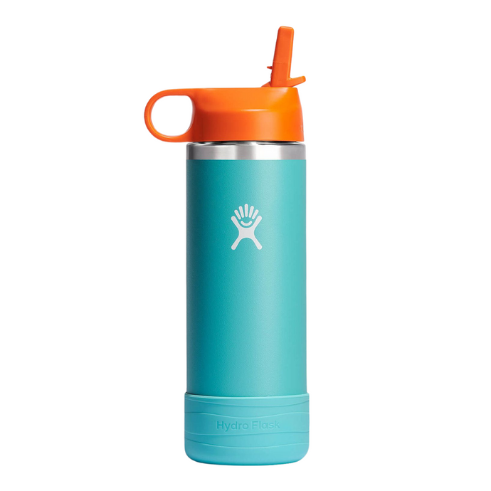 Hydro Flask Seaspray Kids Wide Mouth Straw Cap Bottle, 18oz.