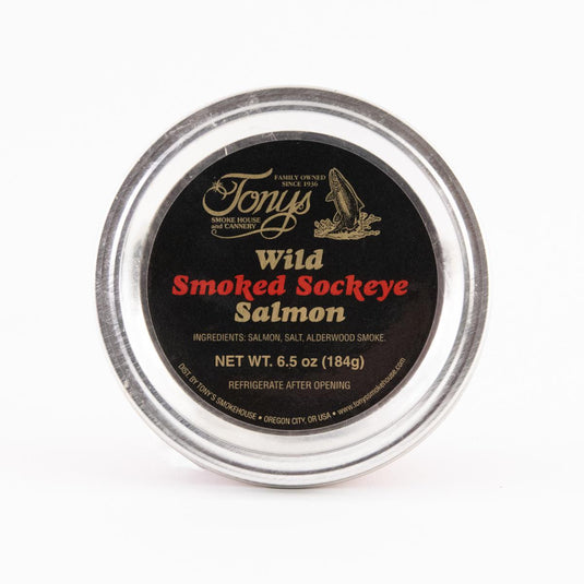 Tony's Wild Smoked Sockeye Salmon, 6.5oz.