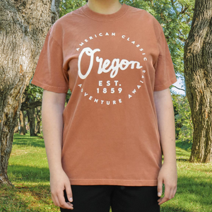 Be Oregon American Classic T-Shirt on model