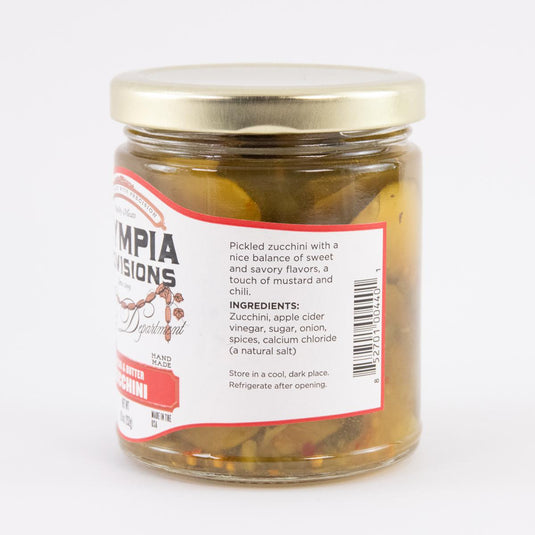 Olympia Provisions Pickled Bread & Butter Zucchini, 9oz.