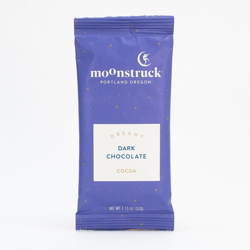 Load image into Gallery viewer, Moonstruck Dark Chocolate Hot Cocoa Single Serve Packet
