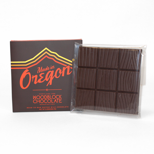 Woodblock MIO 50th Coffee Milk Chocolate Bar